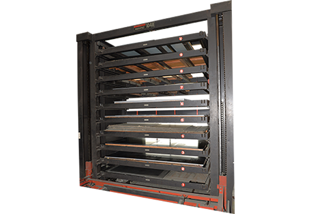 マイコン制御シートメタル自動収納庫AMASPCT-1048